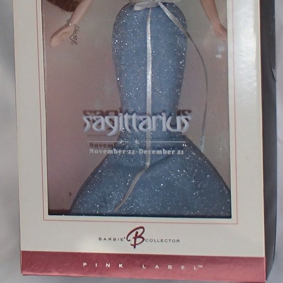 Mattel Barbie Pink Label Horoscope Sagittarius Collectible 2004 Brand New NIB - Picture 3 of 8